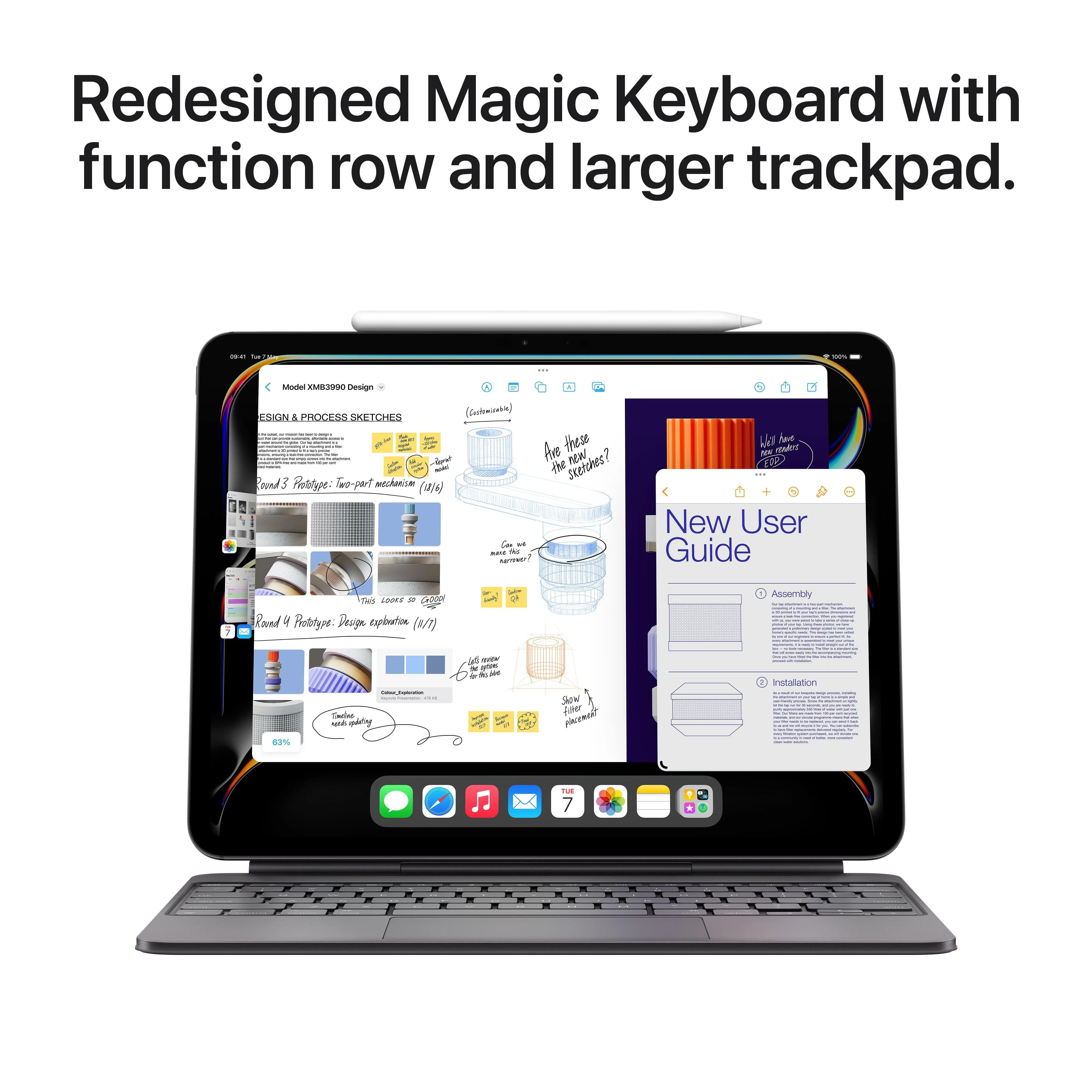 13-inch iPad Pro Wi-Fi 2TB Standard Glass - Silver (M4) - Image 8