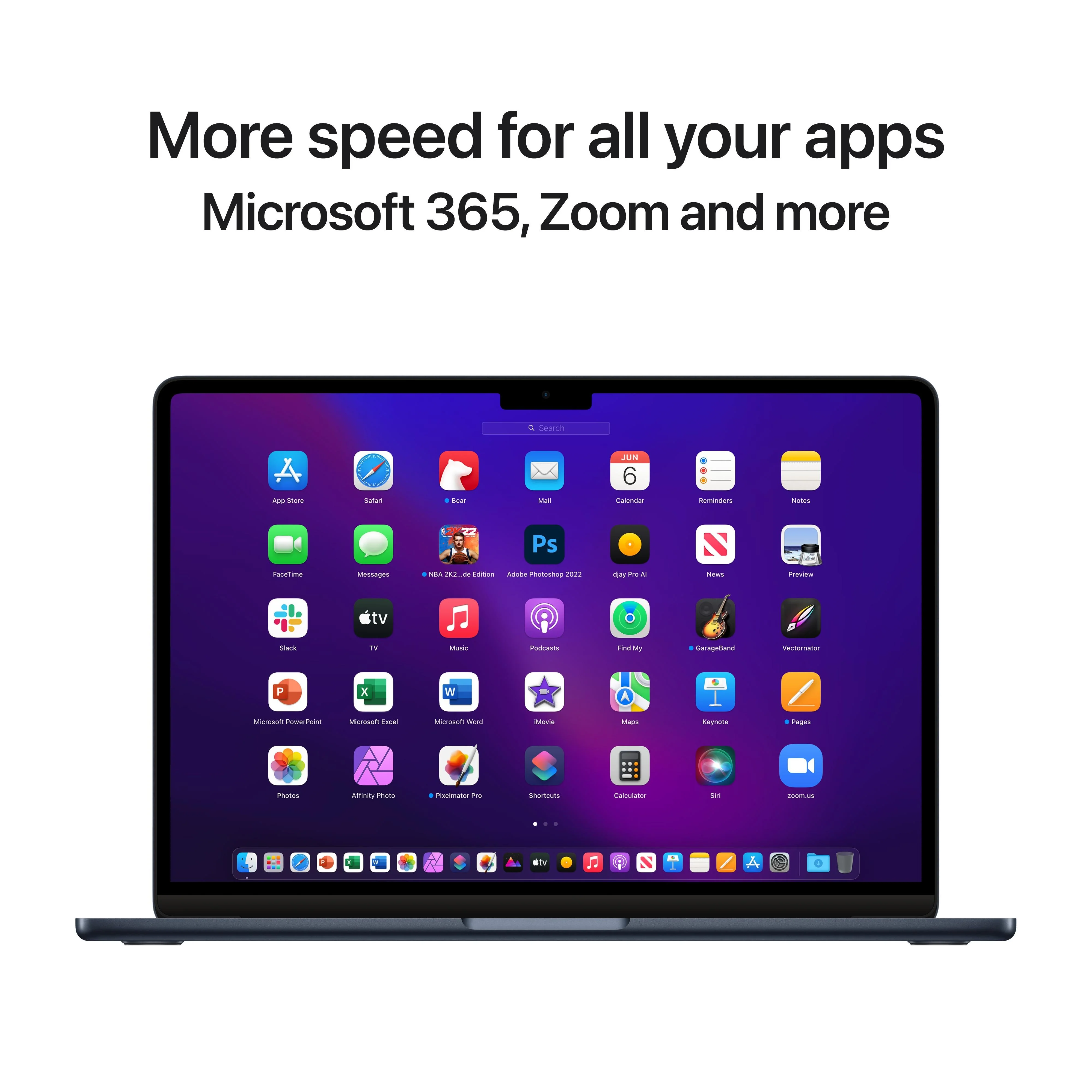 13-inch MacBook Air: Apple M2 chip with 8‑core CPU and 8‑core GPU, 256GB SSD - Midnight - Image 10