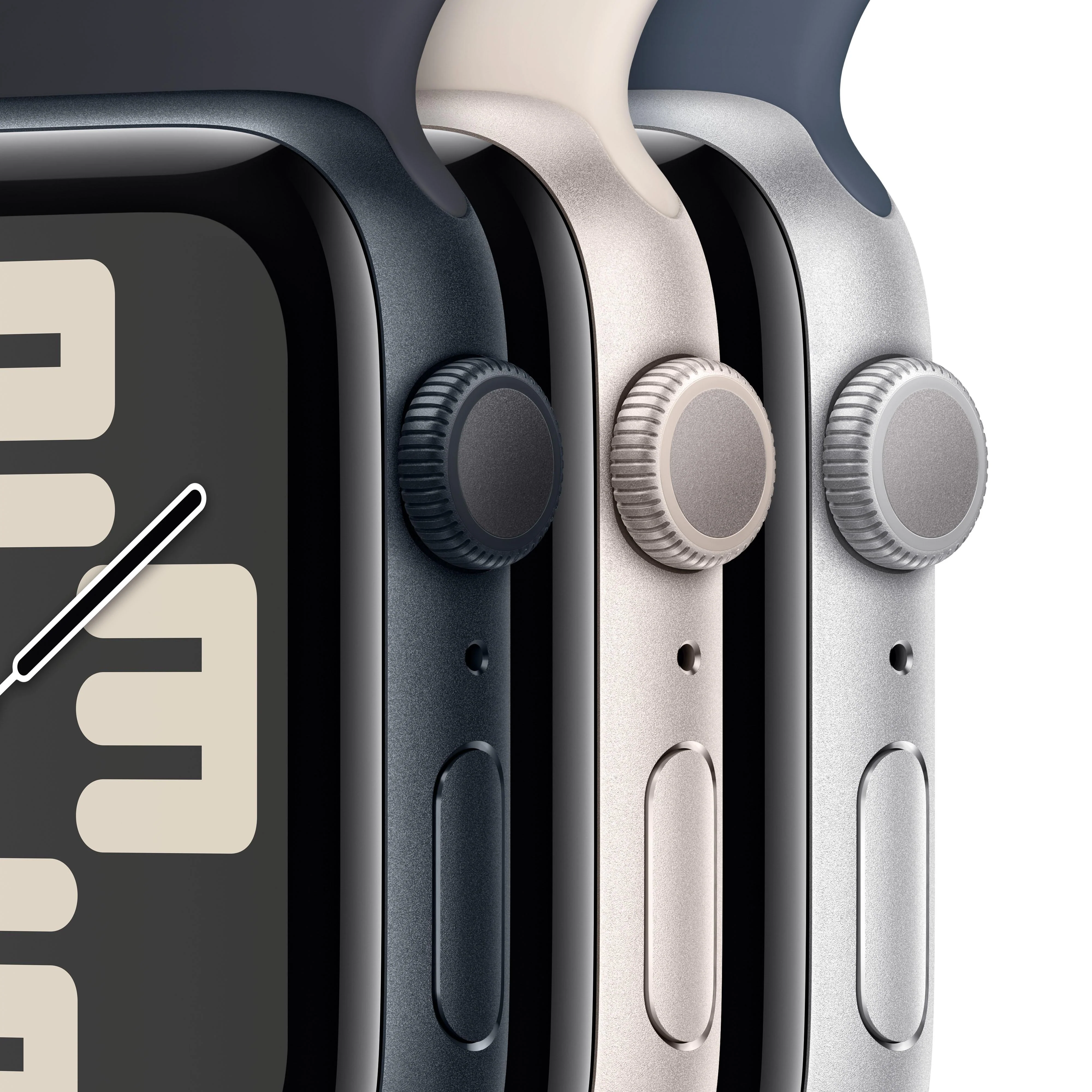 Apple Watch SE GPS 40mm Silver Aluminium Case with Winter Blue Sport Loop - Image 3