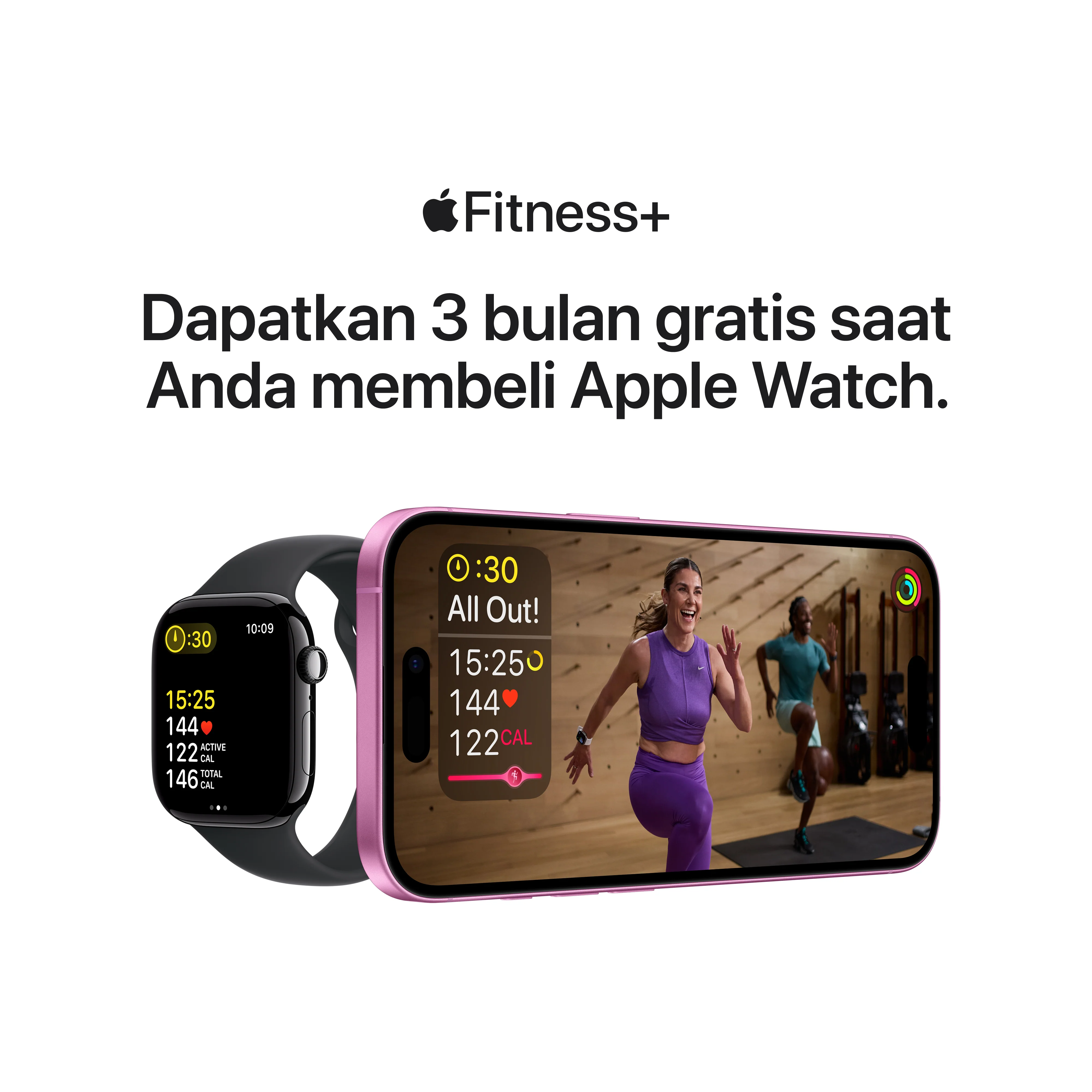2024 Apple Watch SE 44 mm Midnight Aluminium Case Sport Band - Image 8