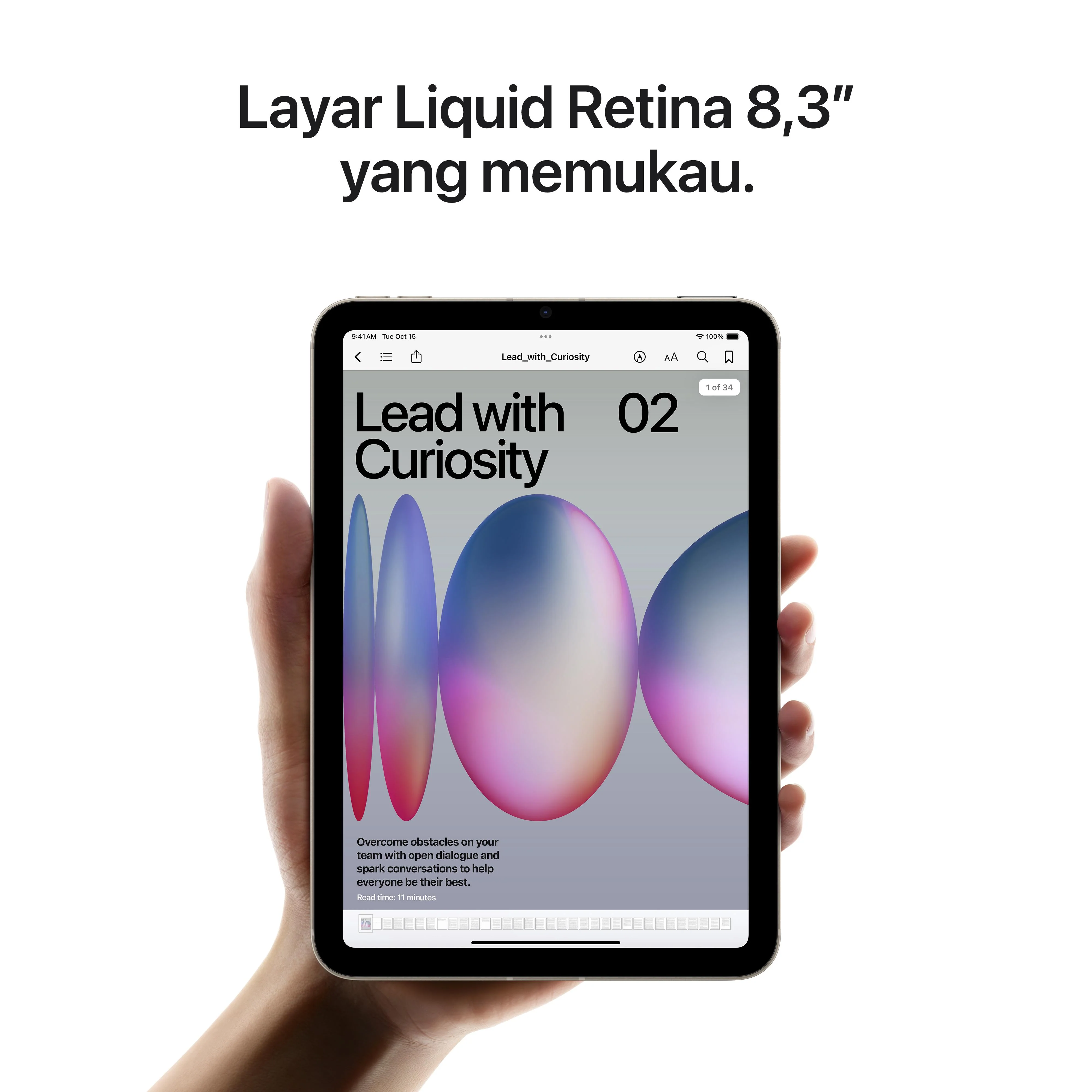 iPad mini 7 WiFi + Cell 128GB Purple - Image 5
